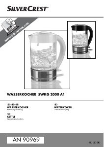 Manual SilverCrest SWKG 2000 A1 Kettle
