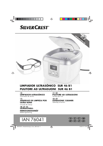 Handleiding SilverCrest SUR 46 B1 Ultrasoon reiniger