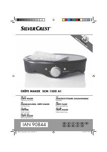 Handleiding SilverCrest SCM 1500 A1 Crepemaker