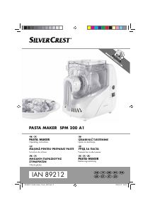Bedienungsanleitung SilverCrest SPM 200 A1 Nudelmaschine
