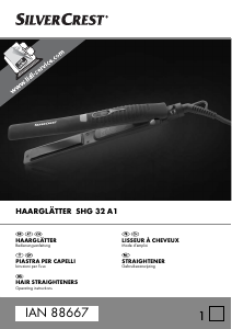 Mode d’emploi SilverCrest SHG 32 A1 Lisseur