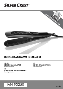 Manual SilverCrest SHGD 40 B1 Hair Straightener