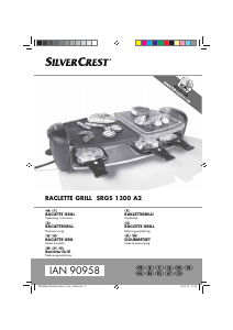 Manual SilverCrest IAN 90958 Raclette Grill