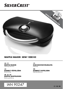 Bedienungsanleitung SilverCrest IAN 90247 Waffeleisen