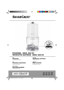 Manuale SilverCrest IAN 88609 Tritatutto