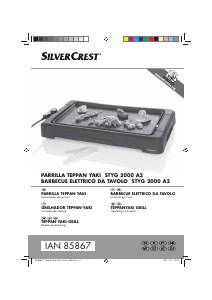 Manual SilverCrest IAN 85867 Table Grill