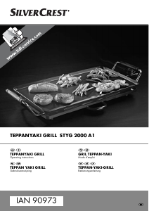 Bruksanvisning SilverCrest IAN 90973 Bordgrill