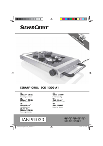 Használati útmutató SilverCrest SCG 1200 A1 Asztali grillsütő