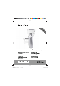 Manual SilverCrest IAN 88668 Callus remover