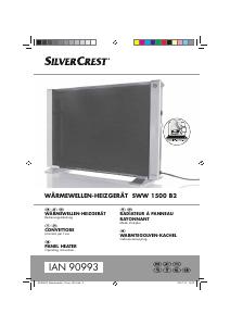 Manual SilverCrest SWW 1500 B2 Heater