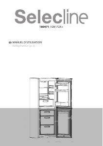 Mode d’emploi Selecline GN172A+ Réfrigérateur combiné