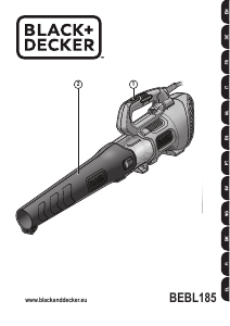 Brugsanvisning Black and Decker BEBL185 Løvblæser