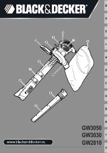 Bruksanvisning Black and Decker GW3050 Løvblåser