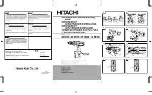Käyttöohje Hitachi DS 9DVB Porakone-ruuvinväännin