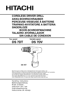 Bruksanvisning Hitachi DS 7DT Borrskruvdragare