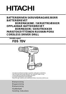 Manual Hitachi FDS 7DV Drill-Driver