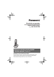 Priročnik Panasonic KX-TG1911PD Brezžični telefon