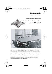 Handleiding Panasonic KX-TS730S Conferentietelefoon
