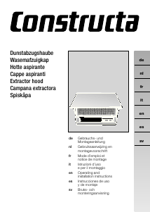 Handleiding Constructa CD22130 Afzuigkap