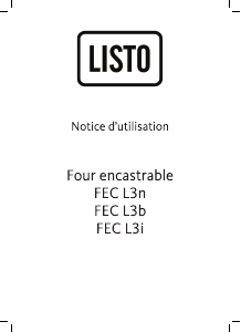 Mode d’emploi Listo FEC L3i Four