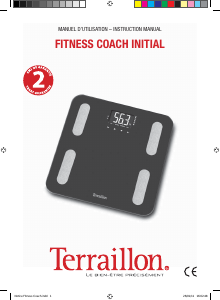 Manual de uso Terraillon Fitness Coach Initial Báscula