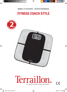 Manual de uso Terraillon Fitness Coach Style Báscula