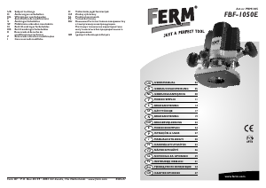 Bedienungsanleitung FERM PRM1005 Oberfräse