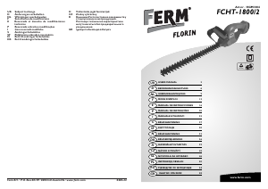 Εγχειρίδιο FERM HGM1004 Εργαλείο κουρέματος φράχτη