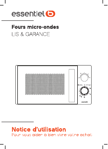 Mode d’emploi Essentiel B EM 204b Lis Micro-onde