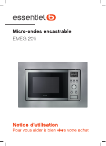 Mode d’emploi Essentiel B EMEG 201i Micro-onde