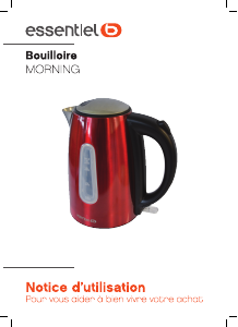 Mode d’emploi Essentiel B BLE 1s Morning Bouilloire