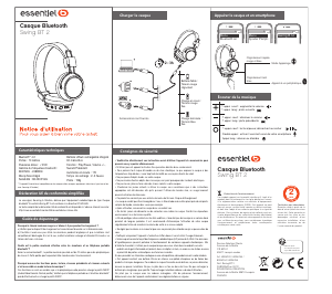 Mode d’emploi Essentiel B Swing BT 2 Casque