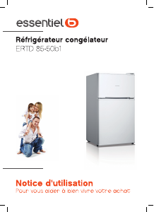 Mode d’emploi Essentiel B ERTD 85-50b1 Réfrigérateur combiné