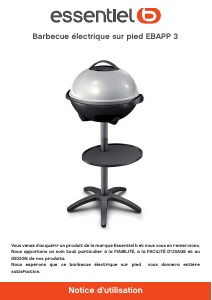 Mode d’emploi Essentiel B EBAPP 3 Barbecue