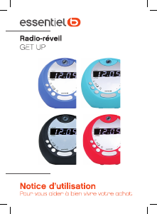 Mode d’emploi Essentiel B Get Up Radio-réveil