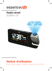 Mode d’emploi Essentiel B Sunny Up Radio-réveil