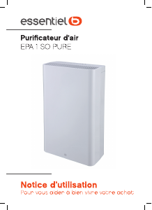 Mode d’emploi Essentiel B EPA 1 So Pure Purificateur d'air