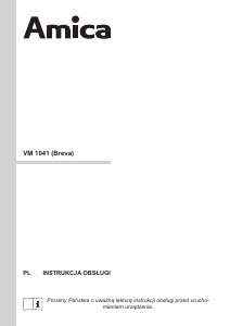 Instrukcja Amica VM 1041 Breva Odkurzacz