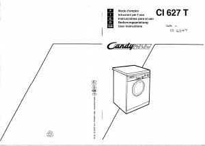 Handleiding Candy CI 627 T Wasmachine