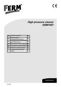 Handleiding FERM GRM1007 Hogedrukreiniger