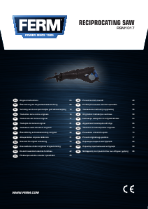 Посібник FERM RSM1017 Шабельна пила