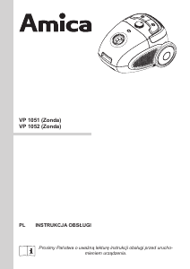 Instrukcja Amica VP 1052 Zonda Odkurzacz