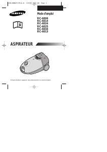Mode d’emploi Samsung RC-6025 Aspirateur