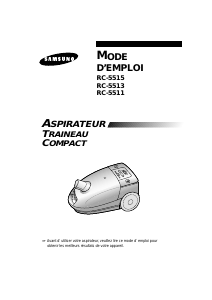 Mode d’emploi Samsung RC-5514T Aspirateur