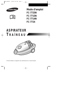Mode d’emploi Samsung FC-7725 Aspirateur