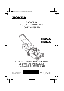 Manual de uso Honda HRD536 Cortacésped