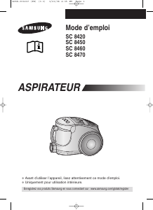 Mode d’emploi Samsung SC8420 Aspirateur
