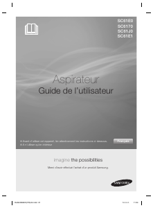 Mode d’emploi Samsung SC61J0 Aspirateur