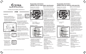 Manual Cepra 4100 Thermostat