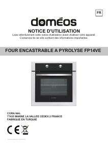 Mode d’emploi Doméos FP14VE Four